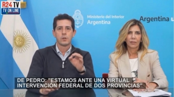 De Pedro: "Estamos ante una virtual intervención federal de dos provincias"