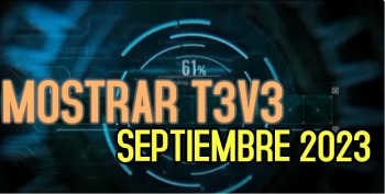 Mostrar T3V3, segundo compacto de noticias de septiembre